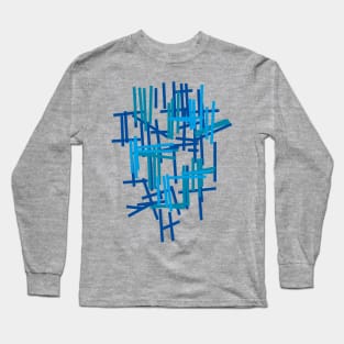 Abstract Art Pattern Construct Long Sleeve T-Shirt